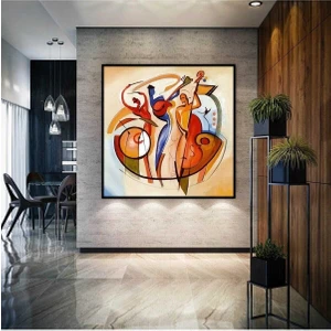 Limitless Design Yağlı Boya Görünümlü Soyut Tablo