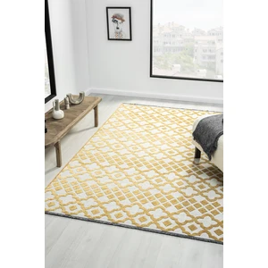 Ipar Hardal Çift Taraflı Dokuma Kilim Balkon Mutfak Oturma Odası Halısı Ip0039 100 x 200