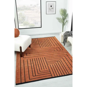 Prestige Halı Kilim Eko Kiremit Kaymaz Taban Kilim Balkon Mutfak Oturma Odası Halısı Yoluk Eko323 80 x 150