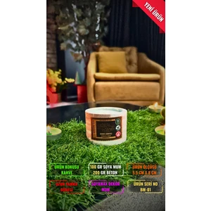 Workshop Elite Aroma Terapi Kahve Kokulu Soya Wax Mumları - Doğal, Vegan, Uzun Ömürlü