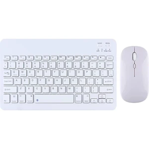 Samsung Galaxy Tab S10 Ultra SM-X920 Uyumlu Bluetooth Kablosuz Klavye Mouse Set - FC760