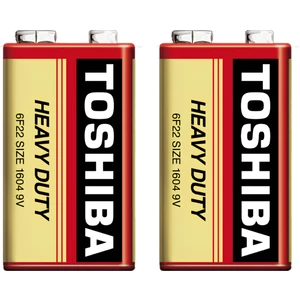(2 Adet) Toshiba 6F22KG Heavy Duty Manganez 9 Volt Pil (06-2027 Son Kullanım)