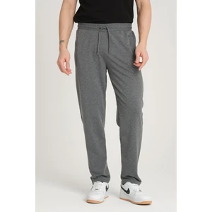 Erkek Antrasit Rahat Kesim Düz Paça Düz Eşofman Altı