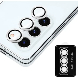 Samsung Galaxy Z Fold 6 Alüminyum Alaşım Cam Kamera Lens Koruyucu