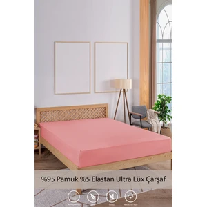 Penye-Likralı Lastikli Çarşaf, 180×200 Battal Boy %100 Pamuk-Elastan Örme Kumaş, 200 Gr/m²
