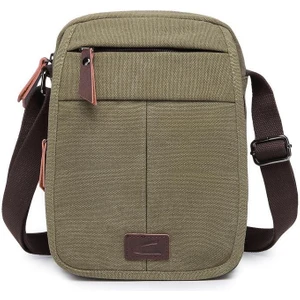 Orta Boy Askılı Postacı Çantası Kanvas Kumaş 1323