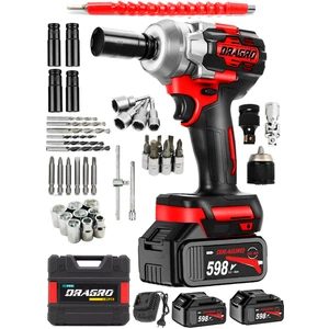 Alman 450NM 598 Vf 20 Ah Kömürsüz Çift Bataryalı Somun Sökme Sıkma Makinesi 32 Parça Full Setli