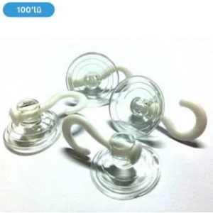 Vantuz Öpücük Vantuzlu Askı Öpücük Askı 100 Adet Cam Vantuzu Cap 4 cm Büyük Boy