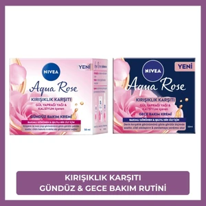 Aqua Rose Gündüz Yüz Bakım Kremi 50 ml ve Sıkılaştırıcı Gece Bakım Kremi 50 ml