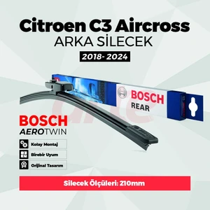 Citroen C3 Aircross 2018-2025 Bosch Rear Arka Silecek