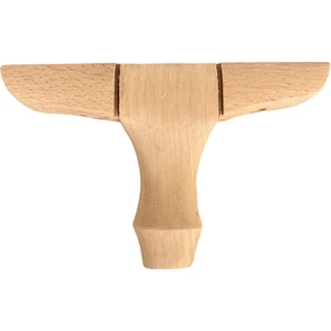 Hizmet Ahşap Lükens 12 cm Orta Dolap Koltuk Komidin Konsol İçin Orta Ayak 12 cm - Masa Ayakları