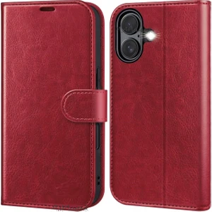 M.TK Moveteck Samsung Galaxy A06 Kılıf 360 Tam Kaplar Deri Dokulu Kapaklı Cüzdan Standlı Kartvizitli Kopçalı Kapak