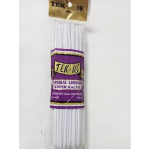 Tekiş Lastik Yassı  Paça Lastiği - 10 Metre