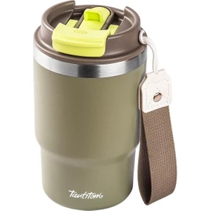 Outdoor Yeşil 2si 1 Arada Kapaklı Termos Bardak 480ML