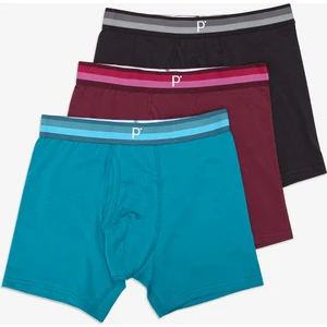 Mix 3lü Çok Renkli Boxer