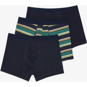 Pointed Stripe 3lü Çok Renkli Boxer
