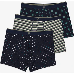 Mix Details 3lü Çok Renkli Boxer