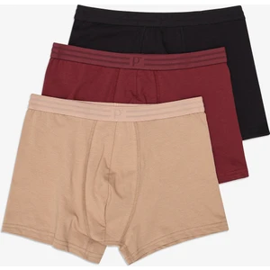 Basic Çok Renkli 3lü Boxer