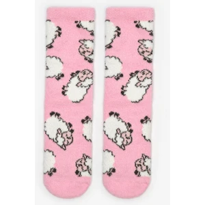 Cute Sheep Lila Soket Çorap