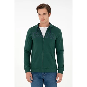 U.S. Polo Assn. Erkek Koyu Yeşil Hırka (Örme) 50295172-VR079