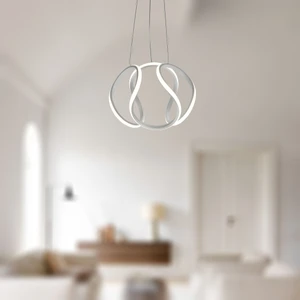 TT Aydınlatma TT306-35-BY Tt Aydınlatma Kavis Modeli Mat Beyaz LED Avize