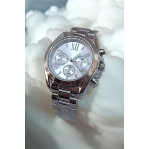 Yuvarlak Kasa Roma Rakamlı Şık Kadın Kol Saati