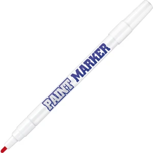 | Yuvarlak Uçlu Paint Marker, Endüstriyel Düzey Kalıcılık, Ince Uçlu Mürekkepli Kalem, Kırmızı