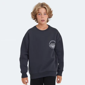 LONE Unisex Çocuk Sweatshirt Koyu Gri