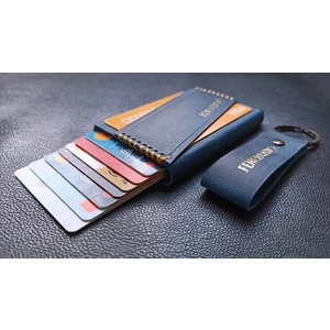 Cg Deri Kişiye özel Fenerbahçe Hakiki Deri El Yapımı RFİD Güvenlikli Mekanizmalı Kartlık Ve Anahtarlık