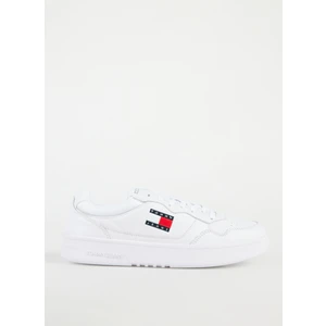 Tommy Hilfiger Beyaz Erkek Sneaker (New)Tjm Cupsole Leather Ess