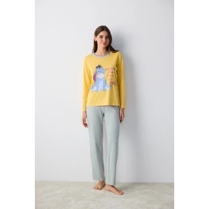 Eeyore Çok Renkli Pantolon Pijama Takımı