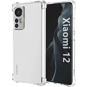 Xiaomi Mi 12 Antişok Arkası Sert Sararmaz Kenarları Yumuşak Şeffaf Silikon Kılıf