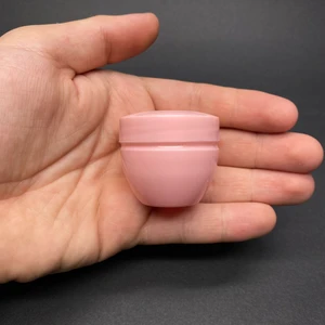 20 Ml Kapaklı Pembe Krem Kavanozu , 20 Cc Minik Pomat Kutusu , Mini Krem Kutusu X 10 Adet