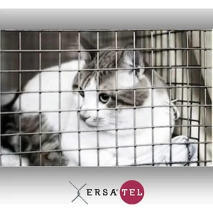 Ersa Tel Kafes ve Bahçe Teli 3 x 3 - 3.00 mm 100 x 200 cm Galvanizli Kaynaklı Hasır Kafes ve Bahçe Teli