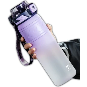 Tkk 800 ml Çift Renk Softtouch Pipetli Tritan Su Matarası