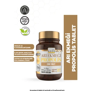 Arı Ekmeği Propolis Emme Tablet 120*500 mg