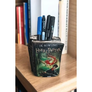 Harry Potter ve Sırlar Odası Kitabı Şeklinde Kalemlik 10 x 8 cm