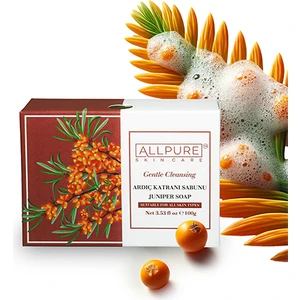 Ardıç Katranı Katı Sabun (100 Gr Ardıç Katranı Özlü Katı Sabun - Antiseptik Ve Yenileyici Bakım)