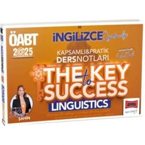 Yargı Yayınevi 2025 Öabt İngilizce Öğretmenliği Kapsamlı The Key Success Linguistics pratik Ders Notları - Dr. Sevgi Şahin
