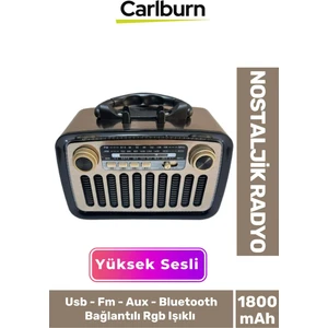 Kaliteli Yüksek Sesli Retro Nostalji Bluetooth Bağlantılı USB Sd Kart Radyo Mp3 Player Müzik Kutusu