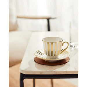 Blanche 2'li Kahve Fincan Takımı - Renkli - 90 ml