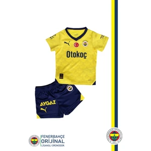 Lisanslı 23-24 Sarı Çocuk Forma Set