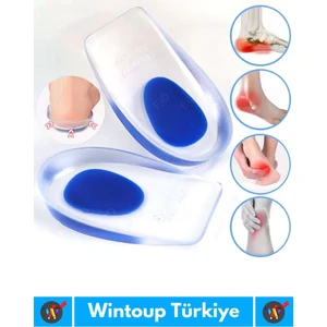 Premium Ergonomik Anatomik Boşluk Doldurucu - Jel Düz Tabanlık - Ark Destekli Silikon Ayak Tabanlığı 2'li