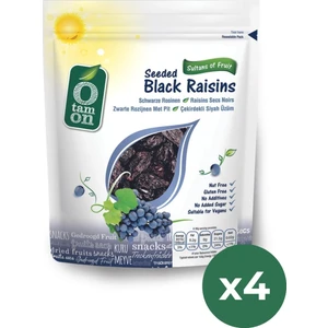 Çekirdekli Siyah Üzüm 150 gr x 4 Adet
