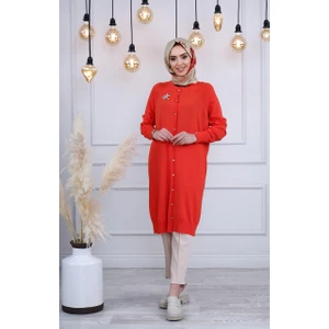 İNVEE  Hırka 6283 Oranj