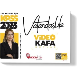 2025 Kpss Gy-Gk Vatandaşlık Video Ders Notları