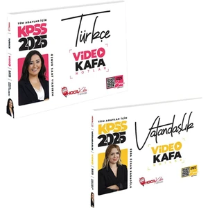 2025 KPSS Türkçe Video Ders Notları -Vatandaşlık Video Ders Notları 2'li Set