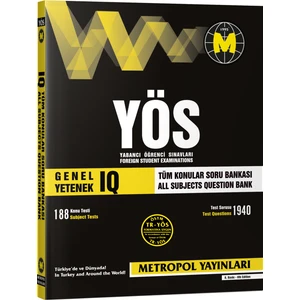 Metropol YÖS IQ Soru Bankası 3