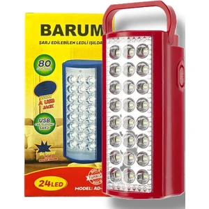 24 LED 80 Saat Sarjlı Işıldak