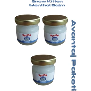 Snow Kitten Menthol Balm 50 gr 3 Adet